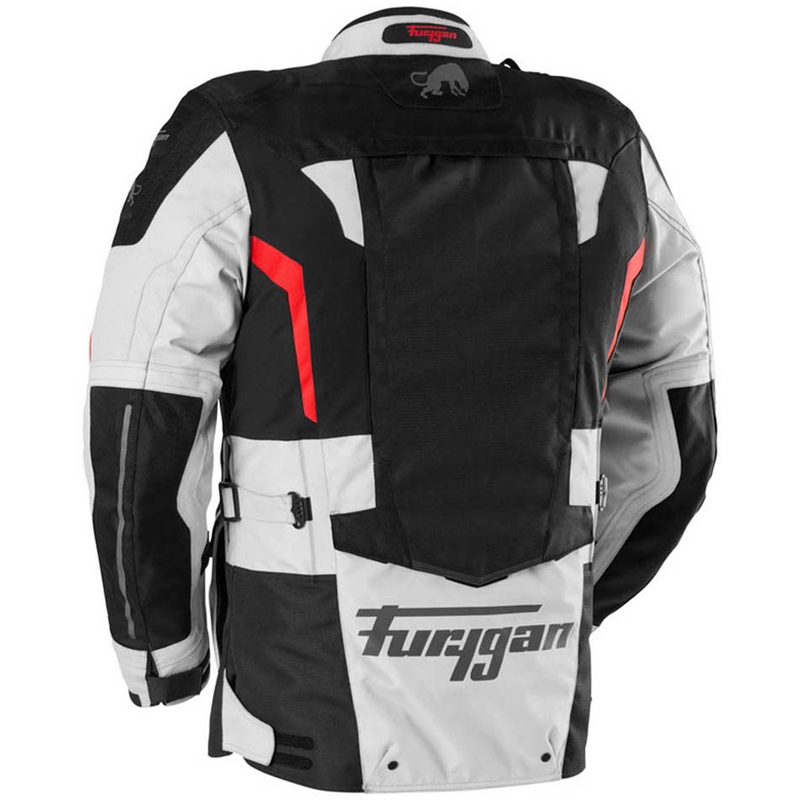 Furygan Montroc Kevlar® Primaloft® 3IN1+ motoros kabát fekete-bézs-piros