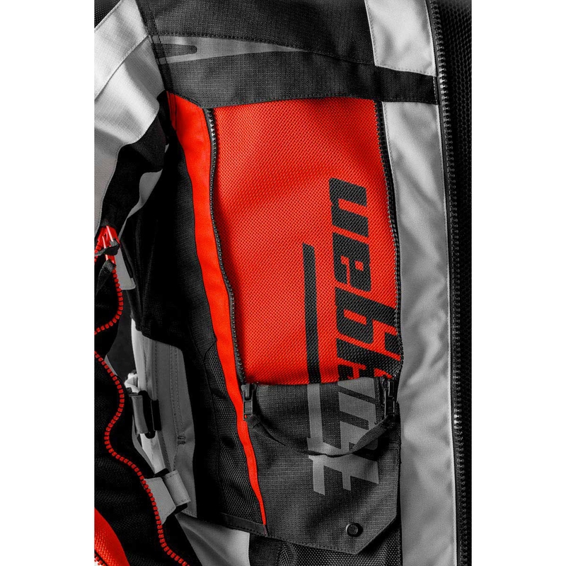 Furygan Montroc Kevlar® Primaloft® 3IN1+ motoros kabát fekete-bézs-piros