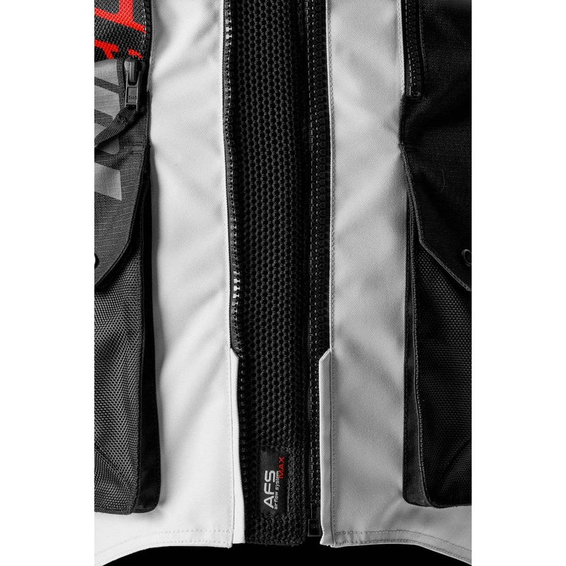 Furygan Montroc Kevlar® Primaloft® 3IN1+ motoros kabát fekete-bézs-piros