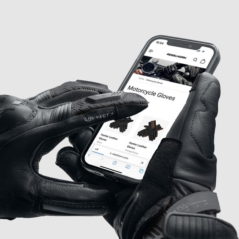 Rebelhorn Viper motoros kesztyű fekete