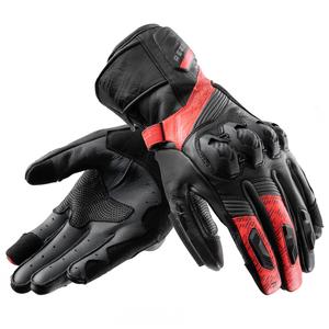 Rebelhorn Viper motoros kesztyű fekete-szürke-fluo piros