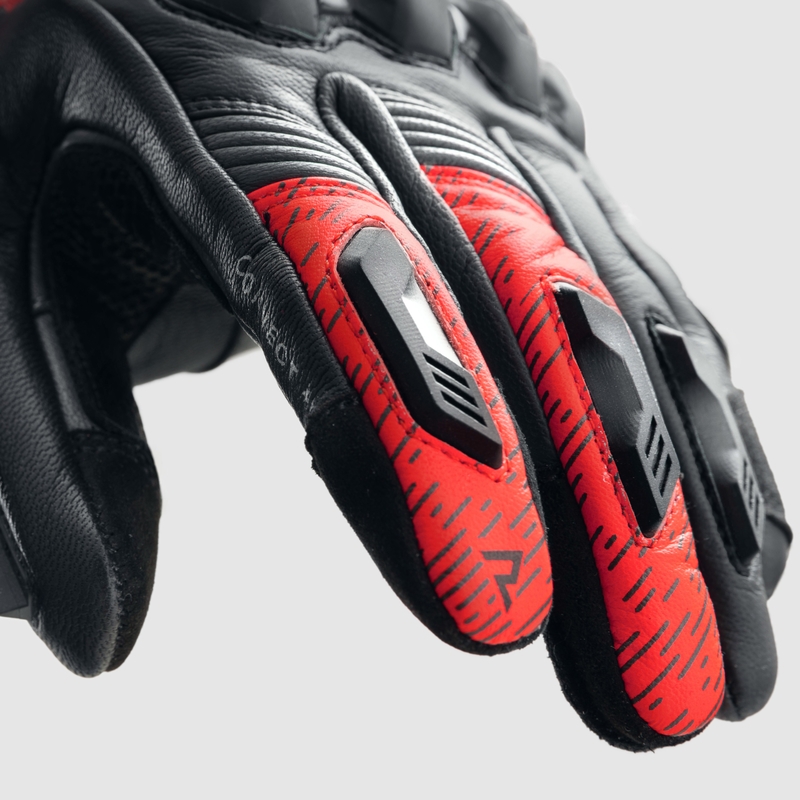 Rebelhorn Viper motoros kesztyű fekete-szürke-fluo piros