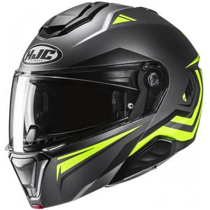 HJC i91 Tricus MC3HSF felnyitható motoros bukósisak fekete-fluo sárga