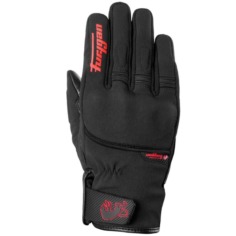 Furygan Jet All Season D3O® Evo motorkerékpár kesztyű fekete-piros