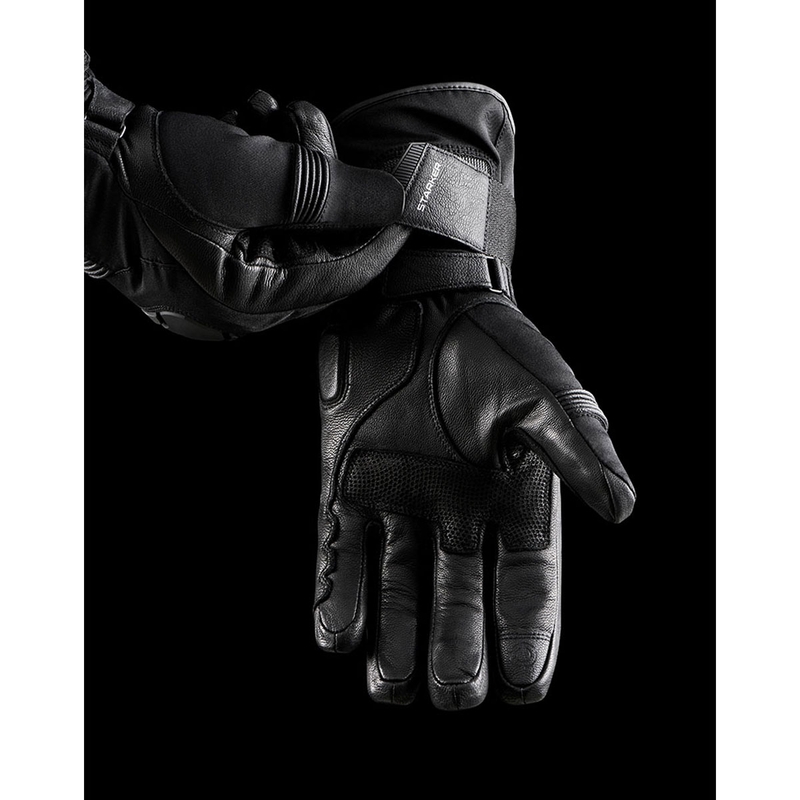Furygan Starker D3O® PrimaLoft® 37.5® motorkerékpár kesztyű fekete-fehér