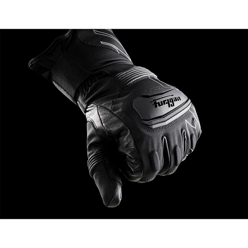 Furygan Starker D3O® PrimaLoft® 37.5® motorkerékpár kesztyű fekete-fehér