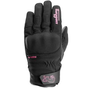 Furygan Jet Lady All Season D3O® Evo női motoros kesztyű fekete-rózsaszín