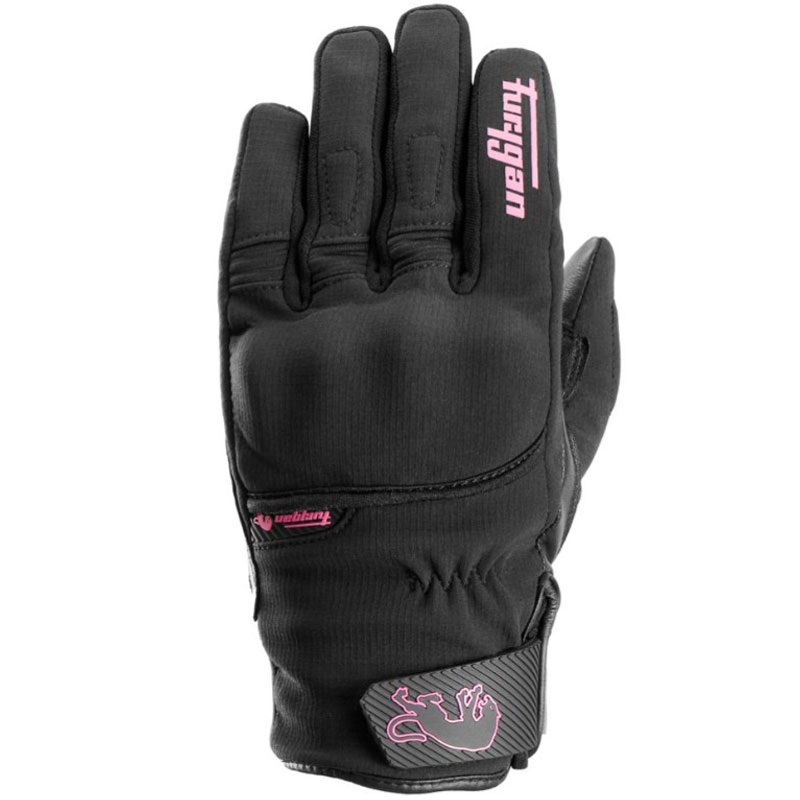Furygan Jet Lady All Season D3O® Evo női motoros kesztyű fekete-rózsaszín