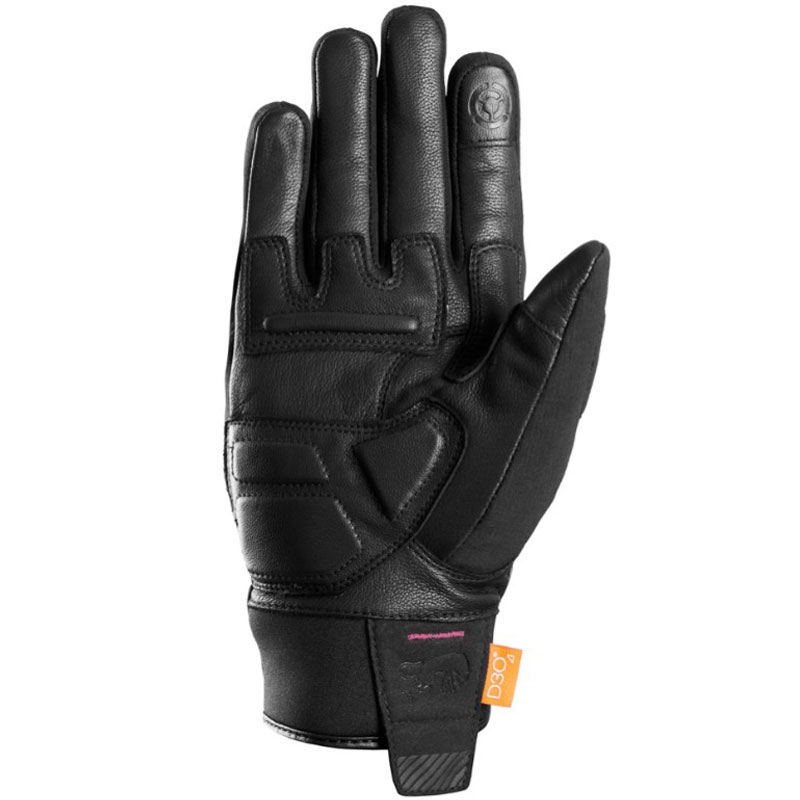 Furygan Jet Lady All Season D3O® Evo női motoros kesztyű fekete-rózsaszín