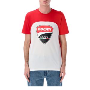 Ducati Badge póló piros-fehér