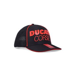 Ducati Laser Performance Midvisor Cap sapka fekete-piros