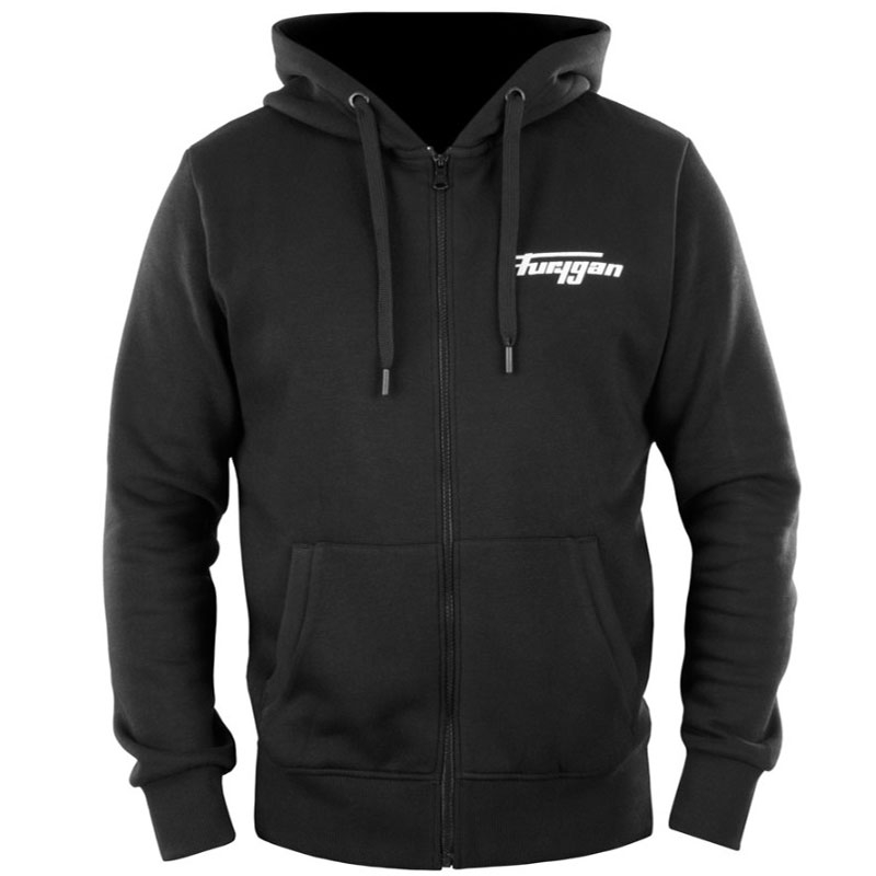 Furygan Corpo Zip pulóver fekete-fehér