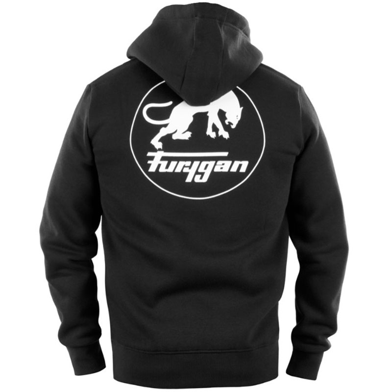 Furygan Corpo Zip pulóver fekete-fehér