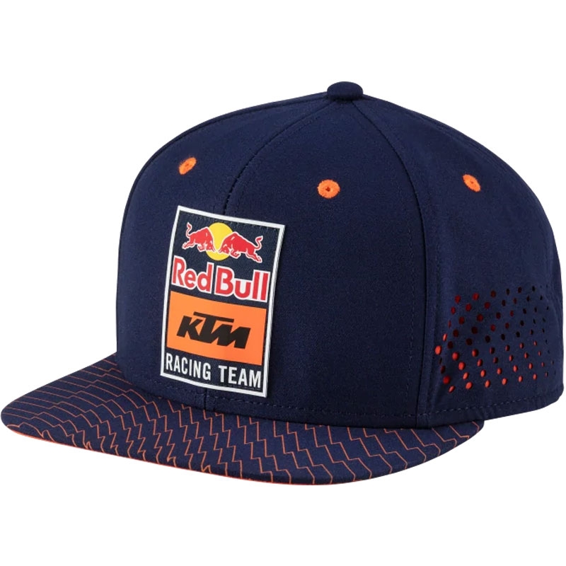 KTM Red Bull Racing Grid Flat siltes sapka kék-narancssárga