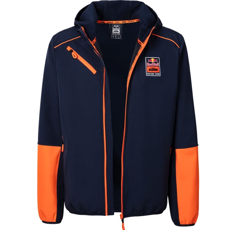 KTM Red Bull Racing Grid softshell kabát kék-narancssárga