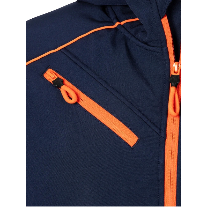 KTM Red Bull Racing Grid softshell kabát kék-narancssárga