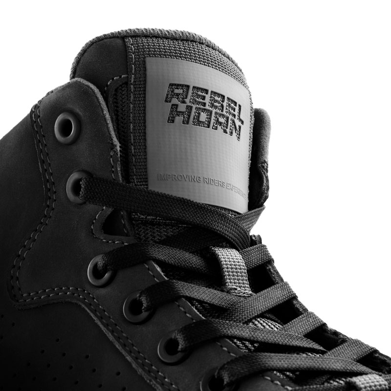 Rebelhorn Spike motoros bőrcipő fekete