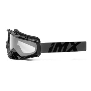 iMX Dust Graphic motokrossz szemüveg szürke-fekete, átlátszó plexivel