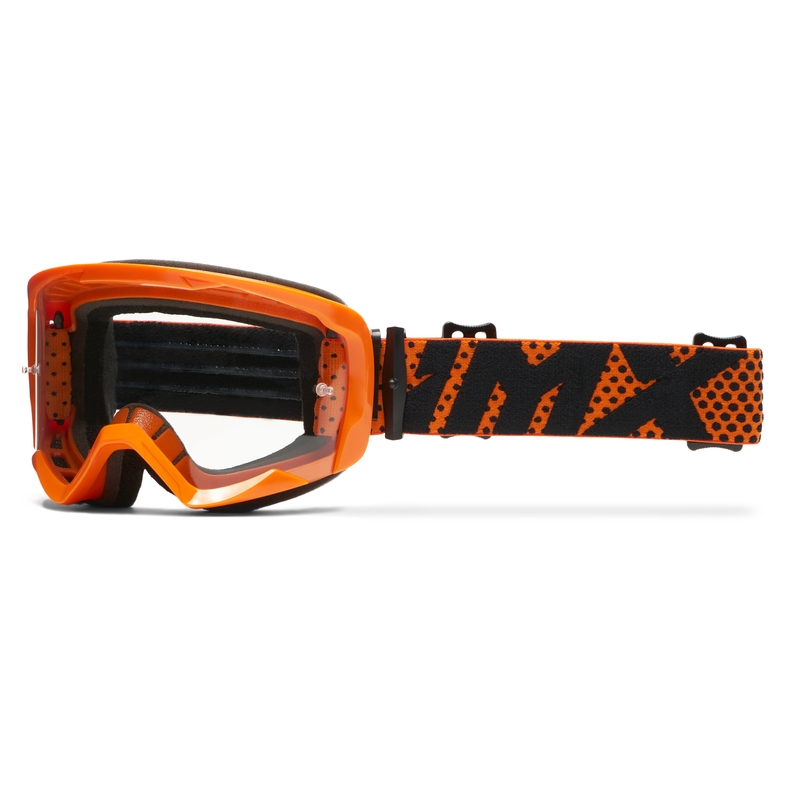 iMX Endurance Flip motokrossz szemüveg narancssárga, átlátszó plexivel