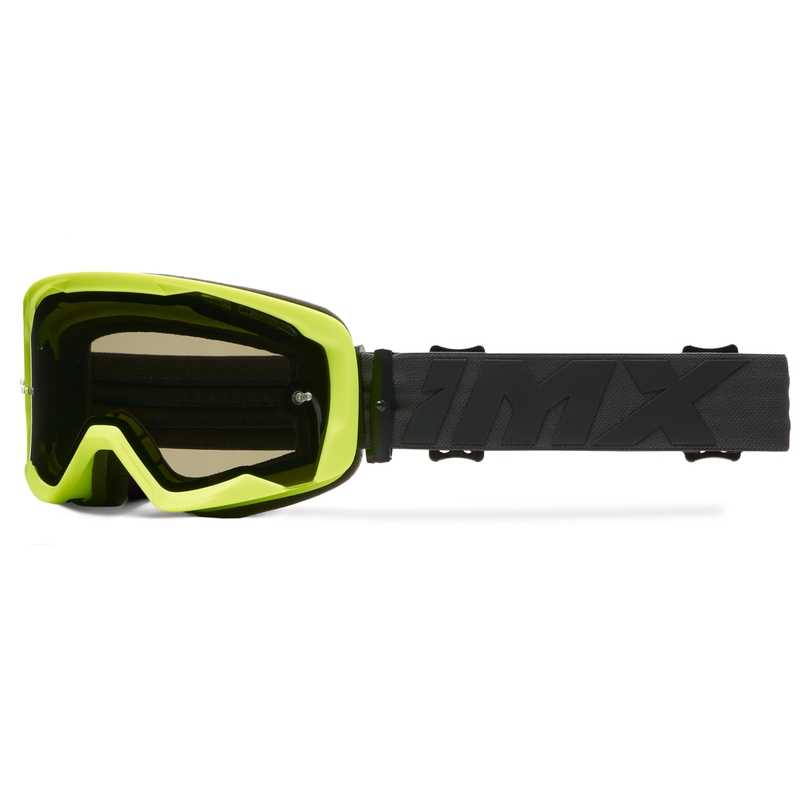 iMX Endurance Flip motokrossz szemüveg fluo sárga-fekete, átlátszó plexivel