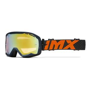 iMX Endurance Flip motokrossz szemüveg kék-narancssárga, irídium plexivel