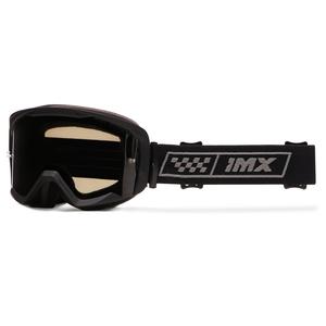 iMX Endurance Race motokrossz szemüveg fekete-szürke, füstös plexivel