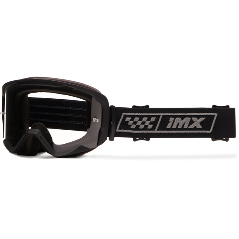 iMX Endurance Race motokrossz szemüveg fekete-szürke, füstös plexivel