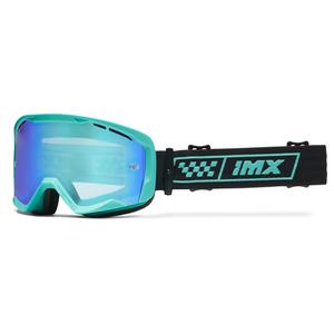 iMX Endurance Race motokrossz szemüveg türkiz-fekete, irídium plexivel