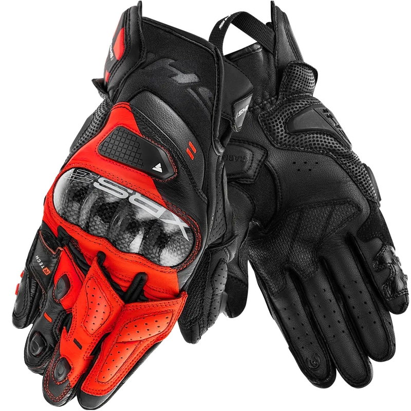 Shima XRS-3 motoros kesztyű piros