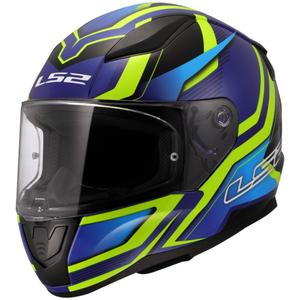 LS2 FF353 Rapid II Flitz zárt motoros bukósisak fluo sárga-kék