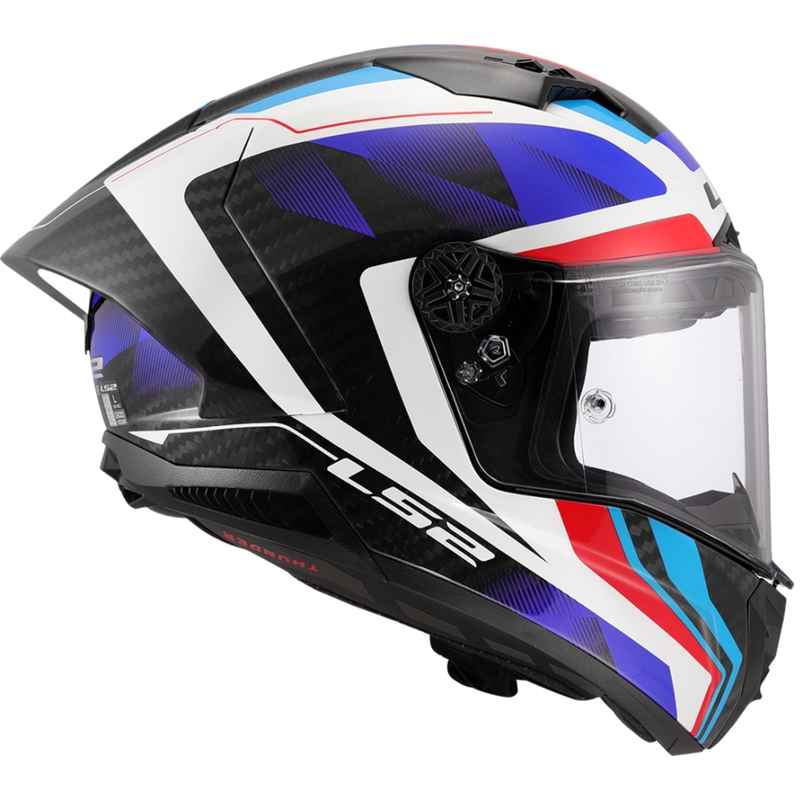 LS2 FF805 Thunder C GP Aero Raute zárt motoros bukósisak kék-piros