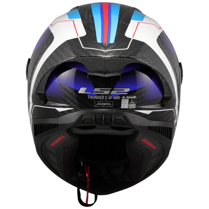 LS2 FF805 Thunder C GP Aero Raute zárt motoros bukósisak kék-piros