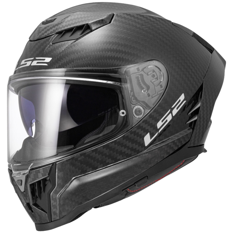 LS2 FF807 Dragon Carbon zárt motoros bukósisak matt fekete
