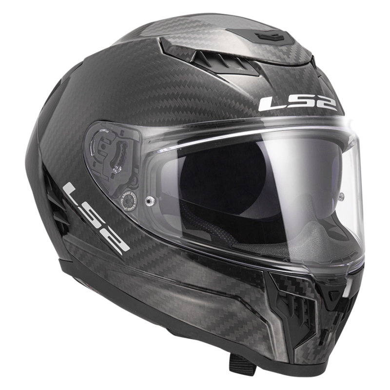 LS2 FF807 Dragon Carbon zárt motoros bukósisak matt fekete