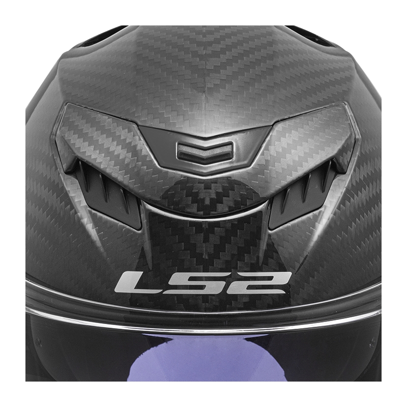 LS2 FF807 Dragon Carbon zárt motoros bukósisak matt fekete