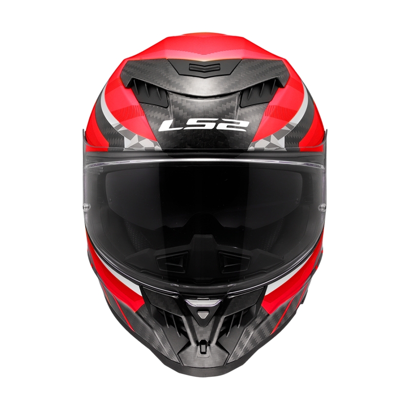 LS2 FF807 Dragon Trax zárt motoros bukósisak piros