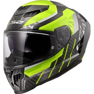 LS2 FF807 Dragon Trax zárt motoros bukósisak sárga