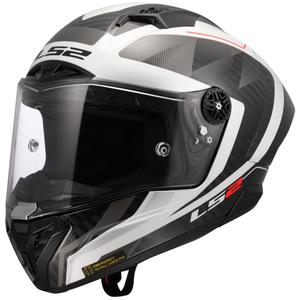 LS2 FF805 Thunder C GP Aero Raute zárt motoros bukósisak fehér-szürke