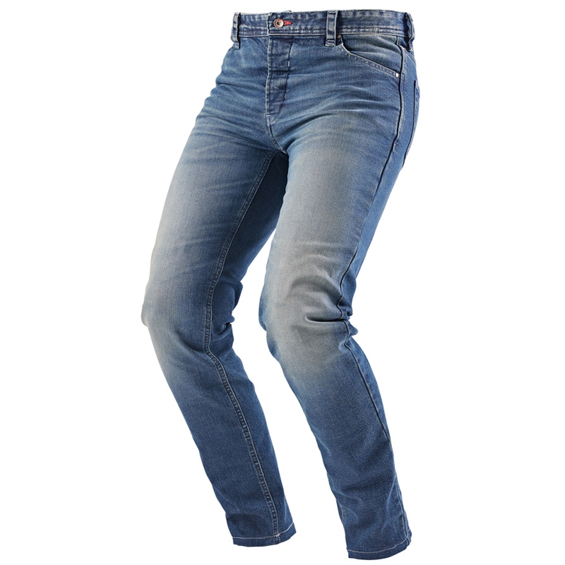 Furygan D12 X Kevlar® Straight motors farmernadrág mosott világoskék