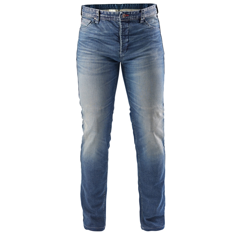Furygan D12 X Kevlar® Straight motors farmernadrág mosott világoskék
