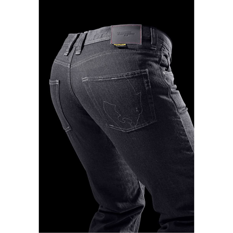 Furygan K12 X Kevlar® Straight motoros farmernadrág sötétszürke