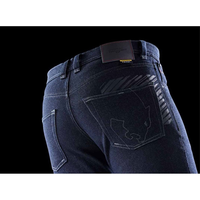 Furygan Tyron X Kevlar® Slim motoros farmer sötétkék