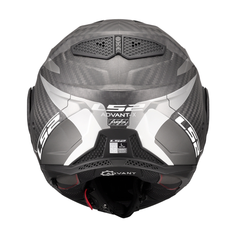 LS2 FF901 Advant X C Horizon hátrahajtható állú motoros bukósisak ezüst-szürke