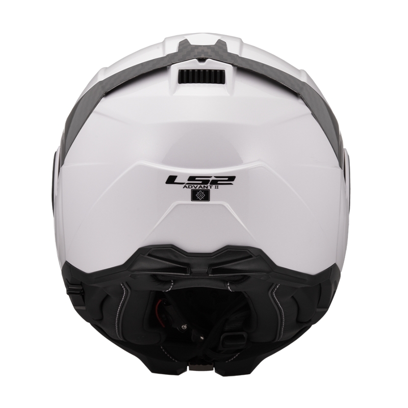 LS2 FF910 Advant II Solid hátrahajtható állú motoros bukósisak fehér