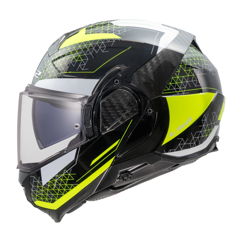 LS2 FF910 Advant II Astral hátrahajtható állú bukósisak sárga