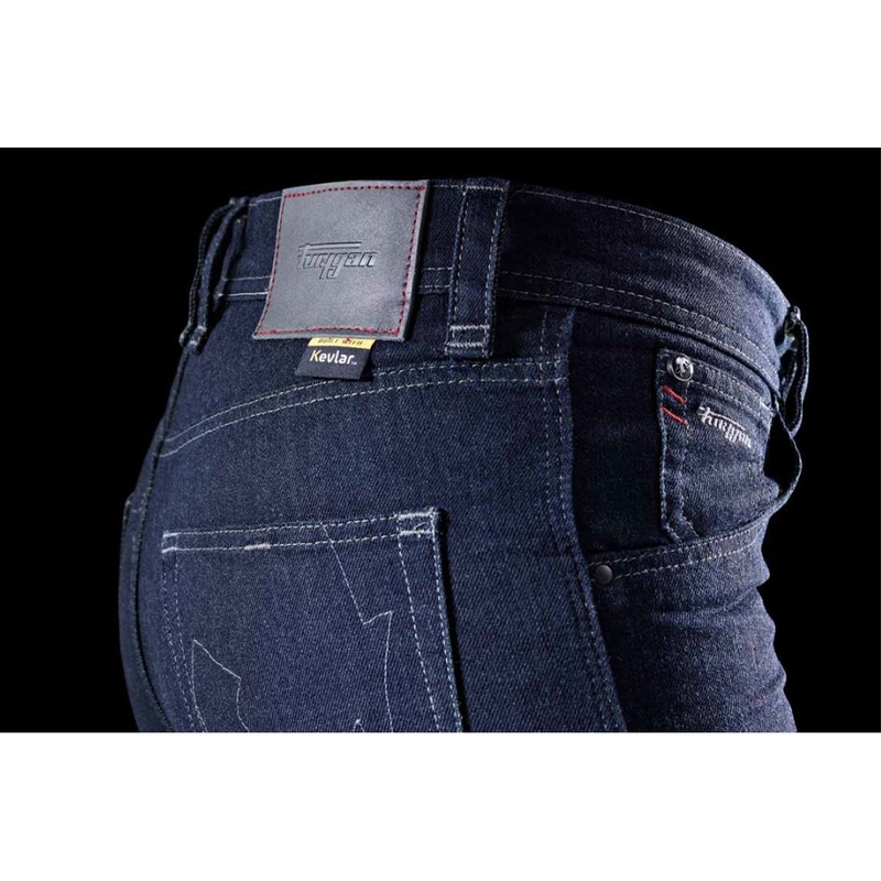 Furygan Nikita X Kevlar® Mom Fit női motoros farmer sötétkék