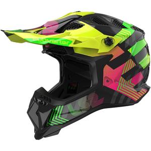LS2 MX700 Subverter Chromatic motokrossz bukósisak fekete