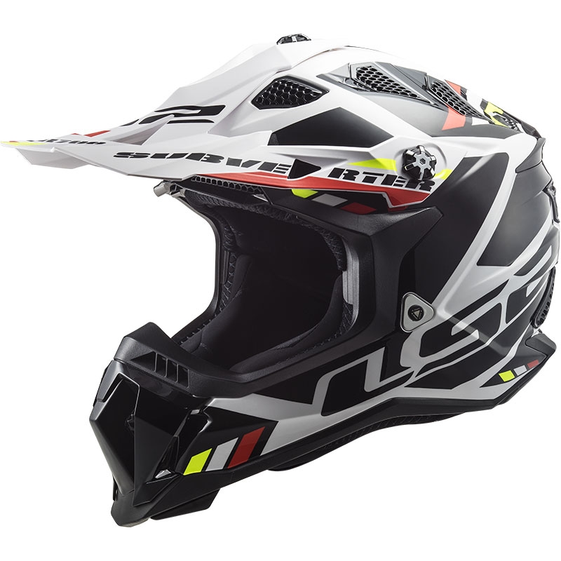 LS2 MX700 Subverter Stomp motokrossz bukósisak fehér-fekete