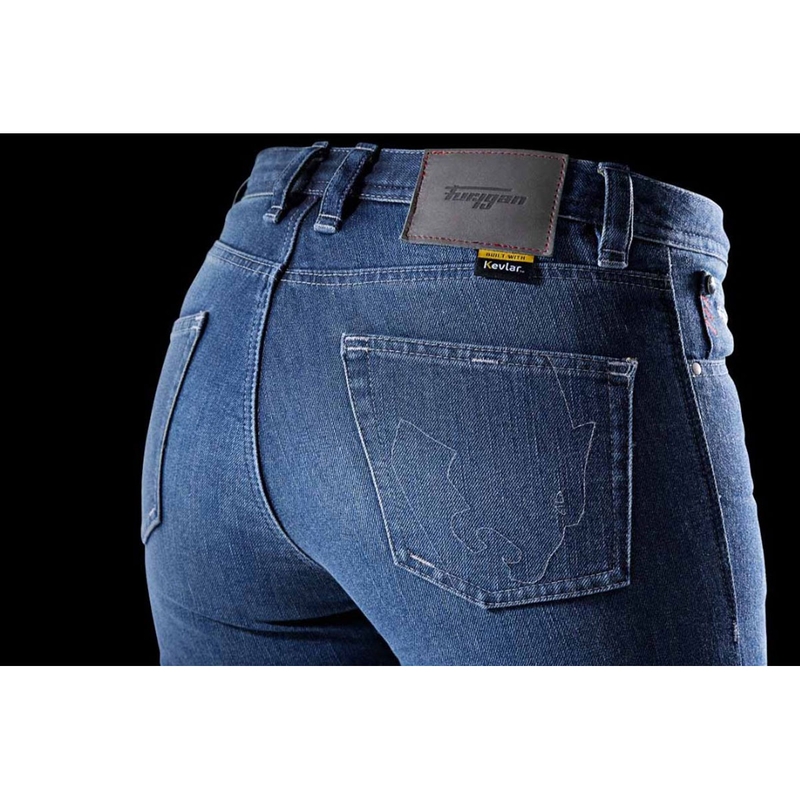 Furygan Kate X Kevlar® Straight női motoros farmer kék