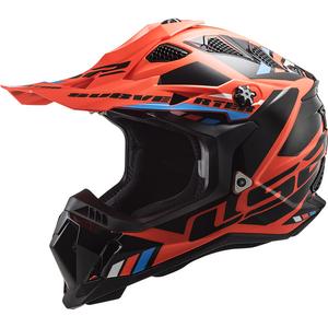 LS2 MX700 Subverter Stomp motokrossz bukósisak narancssárga-fekete